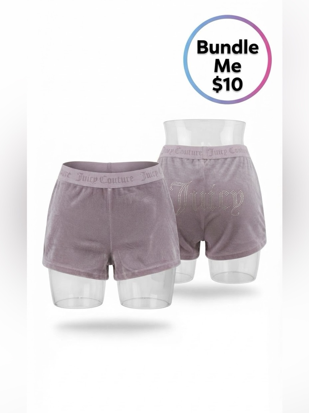 ✨Juicy Couture Velour Shorts Large Mauve Pink| Size: L✨
